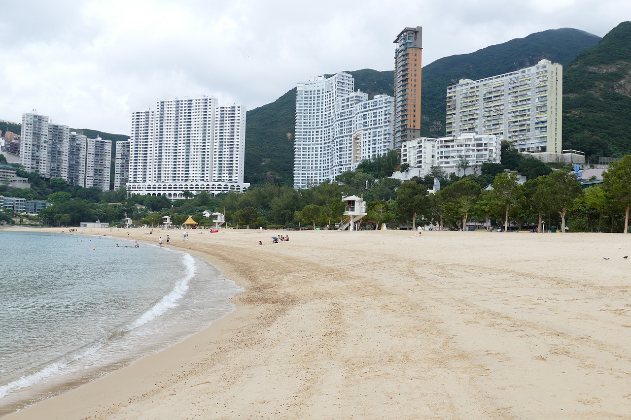Plage de Hong Kong Chine