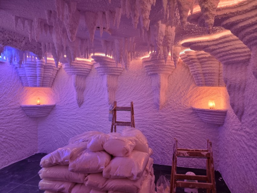 grotte de sel de l'Himalaya